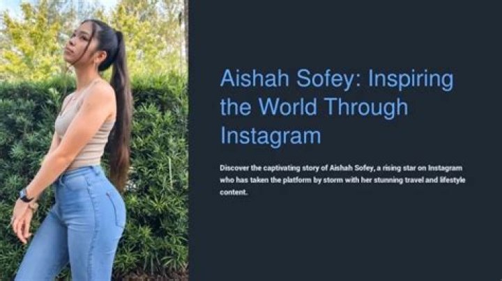 Aishah Sofey Only: A Journey Through Her Life and Career