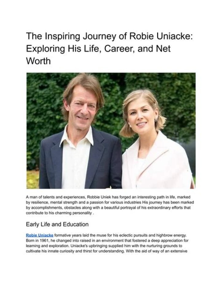 Unveiling the Enigmatic Life of Robie Uniacke